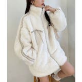 リボンボアブルゾン | NICE CLAUP / OLIVE des OLIVE　OUTLET | 詳細画像8 