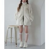 リボンボアブルゾン | NICE CLAUP / OLIVE des OLIVE　OUTLET | 詳細画像6 