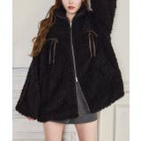 【one after another】リボンボアブルゾン | NICE CLAUP / OLIVE des OLIVE　OUTLET | 詳細画像1 