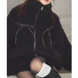 【one after another】リボンボアブルゾン | NICE CLAUP / OLIVE des OLIVE　OUTLET | 詳細画像8 