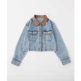 【one after another】襟ファー配色ジャケット | NICE CLAUP / OLIVE des OLIVE　OUTLET | 詳細画像5 