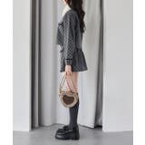 【one after another】襟ファー配色ジャケット | NICE CLAUP / OLIVE des OLIVE　OUTLET | 詳細画像29 