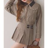 柄1 | 【one after another】配色衿バーンジャケット | NICE CLAUP / OLIVE des OLIVE　OUTLET