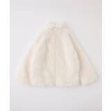 【one after another】ミドルフェイクファージャケット | NICE CLAUP / OLIVE des OLIVE　OUTLET | 詳細画像2 
