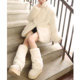 【one after another】ミドルフェイクファージャケット | NICE CLAUP / OLIVE des OLIVE　OUTLET | 詳細画像8 