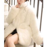 【one after another】ミドルフェイクファージャケット | NICE CLAUP / OLIVE des OLIVE　OUTLET | 詳細画像12 