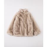 【one after another】ミドルフェイクファージャケット | NICE CLAUP / OLIVE des OLIVE　OUTLET | 詳細画像24 