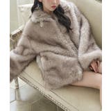 ベージュ | 【one after another】ミドルフェイクファージャケット | NICE CLAUP / OLIVE des OLIVE　OUTLET
