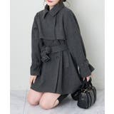 チャコール | 【one after another】ミドルコート | NICE CLAUP / OLIVE des OLIVE　OUTLET