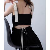 ブラック | 【one after another】背中あきティアードキャミワンピ | NICE CLAUP / OLIVE des OLIVE　OUTLET