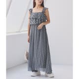 柄1 | サイドリボンフリルキャミワンピ | NICE CLAUP / OLIVE des OLIVE OUTLET