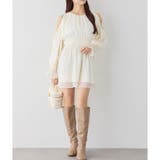 【one after another】肩あきシャーリングチュニック | NICE CLAUP / OLIVE des OLIVE　OUTLET | 詳細画像2 