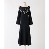 【one after another】異素材リボンニットロングワンピース | NICE CLAUP / OLIVE des OLIVE OUTLET | 詳細画像8