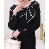 【one after another】異素材リボンニットロングワンピース | NICE CLAUP / OLIVE des OLIVE OUTLET | 詳細画像10