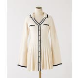 【one after another】襟付き配色ニットミニワンピース | NICE CLAUP / OLIVE des OLIVE OUTLET | 詳細画像8
