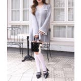 【one after another】襟付き配色ニットミニワンピース | NICE CLAUP / OLIVE des OLIVE OUTLET | 詳細画像12