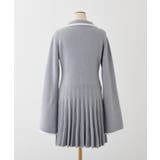 【one after another】襟付き配色ニットミニワンピース | NICE CLAUP / OLIVE des OLIVE OUTLET | 詳細画像18