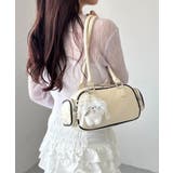 【one after another】エンボスロゴボストンバッグ | NICE CLAUP / OLIVE des OLIVE OUTLET | 詳細画像7