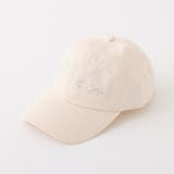 アイボリー | 【one after another】ビジューロゴキャップ | NICE CLAUP / OLIVE des OLIVE　OUTLET
