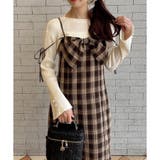 柄2 | インナーセットリボンキャミワンピ | NICE CLAUP / OLIVE des OLIVE　OUTLET