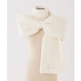 アイボリー | 【one after another】リボンマフラー | NICE CLAUP / OLIVE des OLIVE OUTLET