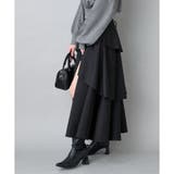 【one after another】スリットティアードロングスカート | NICE CLAUP / OLIVE des OLIVE OUTLET | 詳細画像15