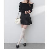 【one after another】【SMサイズ展開あり】ツイードプリーツミニ… | NICE CLAUP / OLIVE des OLIVE　OUTLET | 詳細画像18 