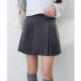 グレー | 【one after another】【SMサイズ展開あり】ツイードプリーツミニ… | NICE CLAUP / OLIVE des OLIVE　OUTLET