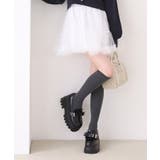 【one after another】チュールティアードミ二スカート | NICE CLAUP / OLIVE des OLIVE　OUTLET | 詳細画像2 