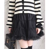 【one after another】チュールティアードミ二スカート | NICE CLAUP / OLIVE des OLIVE　OUTLET | 詳細画像21 