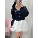 【one after another】チュールティアードミ二スカート | NICE CLAUP / OLIVE des OLIVE　OUTLET | 詳細画像1 