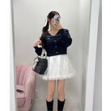 【one after another】チュールティアードミ二スカート | NICE CLAUP / OLIVE des OLIVE　OUTLET | 詳細画像33 