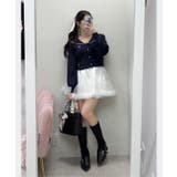 【one after another】チュールティアードミ二スカート | NICE CLAUP / OLIVE des OLIVE　OUTLET | 詳細画像34 