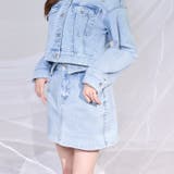 【one after another】ウエスト折り返しデニムミニスカート | NICE CLAUP / OLIVE des OLIVE　OUTLET | 詳細画像10 