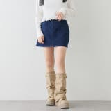 【one after another】ウエスト折り返しデニムミニスカート | NICE CLAUP / OLIVE des OLIVE　OUTLET | 詳細画像16 