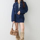 【one after another】ウエスト折り返しデニムミニスカート | NICE CLAUP / OLIVE des OLIVE　OUTLET | 詳細画像17 