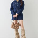 【one after another】ウエスト折り返しデニムミニスカート | NICE CLAUP / OLIVE des OLIVE　OUTLET | 詳細画像19 