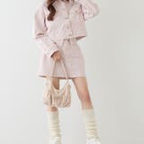 【one after another】ウエスト折り返しデニムミニスカート | NICE CLAUP / OLIVE des OLIVE　OUTLET | 詳細画像4 