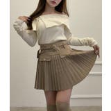 【one after another】ダブルベルトミニスカ | NICE CLAUP / OLIVE des OLIVE OUTLET | 詳細画像1