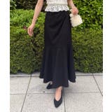 【one after another】バックレースアップマーメイドスカート | NICE CLAUP / OLIVE des OLIVE OUTLET | 詳細画像1