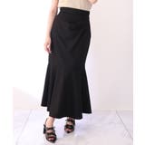 ブラック | 【one after another】バックレースアップマーメイドスカート | NICE CLAUP / OLIVE des OLIVE OUTLET