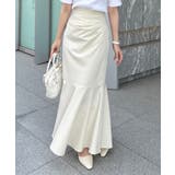アイボリー | 【one after another】バックレースアップマーメイドスカート | NICE CLAUP / OLIVE des OLIVE OUTLET