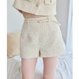 【one after another】ベルト付きショートパンツ | NICE CLAUP / OLIVE des OLIVE OUTLET | 詳細画像3