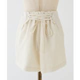 【one after another】レースアップショートパンツ | NICE CLAUP / OLIVE des OLIVE OUTLET | 詳細画像3