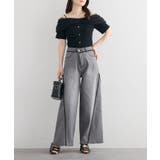 【one after another】レースワイドデニム | NICE CLAUP / OLIVE des OLIVE　OUTLET | 詳細画像16 