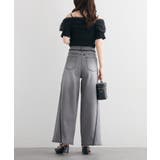 【one after another】レースワイドデニム | NICE CLAUP / OLIVE des OLIVE　OUTLET | 詳細画像18 