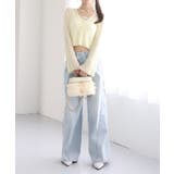 【one after another】レースワイドデニム | NICE CLAUP / OLIVE des OLIVE　OUTLET | 詳細画像5 