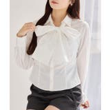 【one after another】【リボン取り外し可能】フロントギャザーボウ… | NICE CLAUP / OLIVE des OLIVE　OUTLET | 詳細画像1 