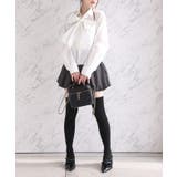 【one after another】【リボン取り外し可能】フロントギャザーボウ… | NICE CLAUP / OLIVE des OLIVE　OUTLET | 詳細画像4 