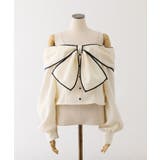 ツイードリボントップス | NICE CLAUP / OLIVE des OLIVE OUTLET | 詳細画像1